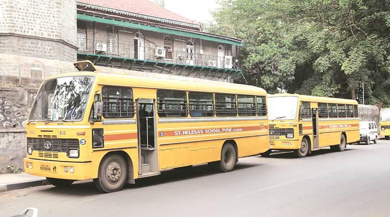 Pune news, Pune city news, maharashtra news, panic button in vehicles, tracking system in vehicles, indian epress news