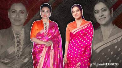 Indian Kajol Nude - Kajol or Rani Mukerji: Who wore this pink sari better? | Lifestyle News,The  Indian Express