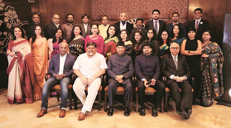 RNG awards, RNG awards 2020, Ram Nath Kovind RNG awards, Raj Kamal Jha RNG award video, Ramnath Kovind Ram Nath Goenka award, indian express news