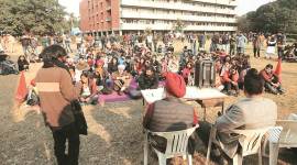 saheen bagh 759 panjab university, Mandeep Singh, CAA, shaheen bagh, session at panjab university, chandigarh city news, indian express