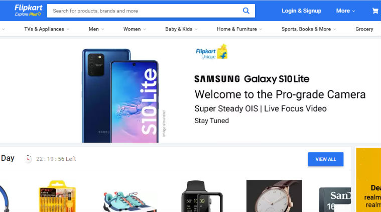 samsung note 10 lite in flipkart