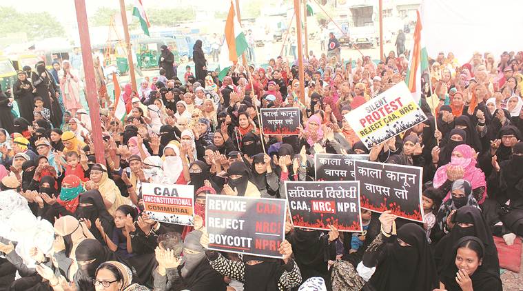 CAA protest, Shaheen Bagh, citizenship amendment act Omnagar Shaheen Bagh, Surat news, indian express news