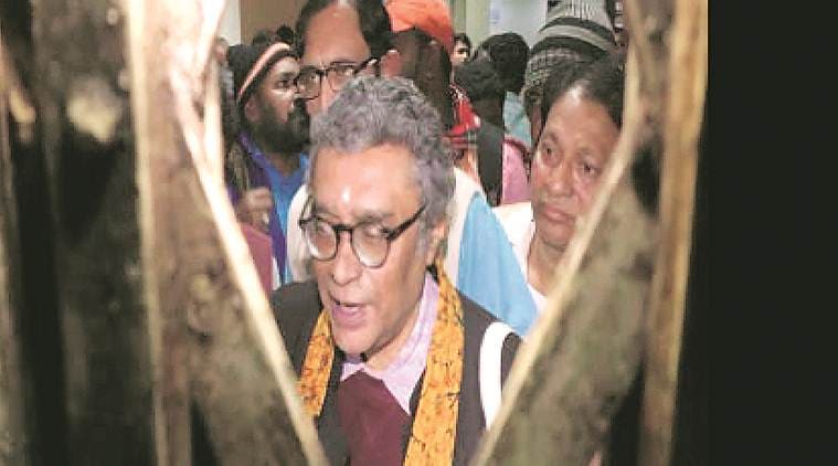 Swapan Dasgupta, Swapan Dasgupta bjp, Swapan Dasgupta viswa bharti, viswa bharti university, anti-caa protest, kolkata news