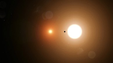 nasa intern found planet, toi 1338 b, tess, wolf cukier, nasa intern, circumbinary planet, planet revolving around two stars
