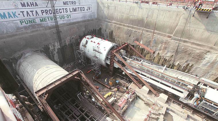 Pune metro, tunnel boring machines, Pune news, maharashtra news, indian express news