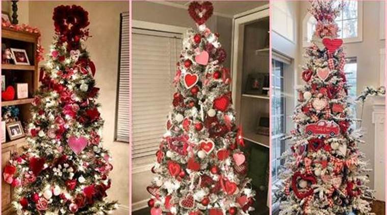 Netizens upcycle their Christmas trees into ‘Valentine’s Tree’, pictures and videos take ...