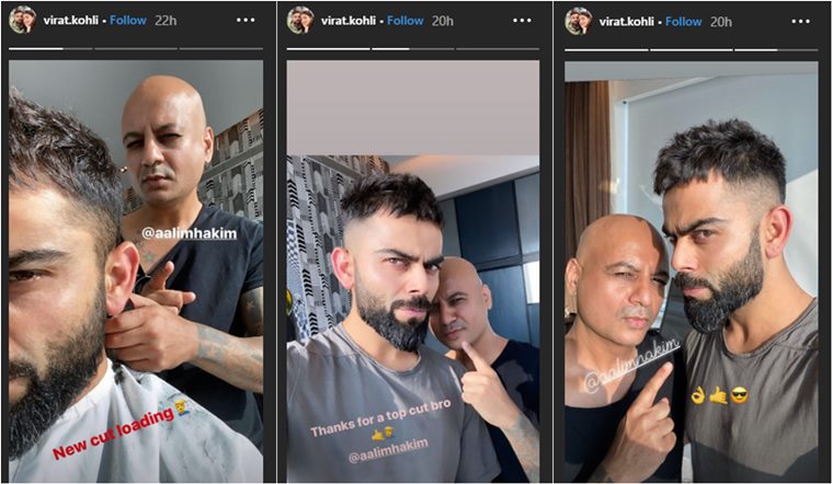 What quarantine does to you Anushka Sharma gives beautiful haircut to  hubby Virat Kohli amid coronavirus lockdown  Watch