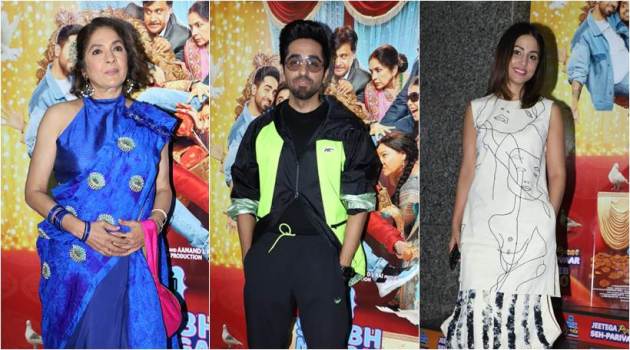 Shubh Mangal Zyada Saavdhan screening, Shubh Mangal Zyada Saavdhan, shubh mangal screening, ayushmann khurrana, jitendra kumar, neena gupta, gajraj rao, hina khan, hina khan Shubh Mangal Zyada Saavdhan, Shubh Mangal Zyada Saavdhan cast, Shubh Mangal Zyada Saavdhan release