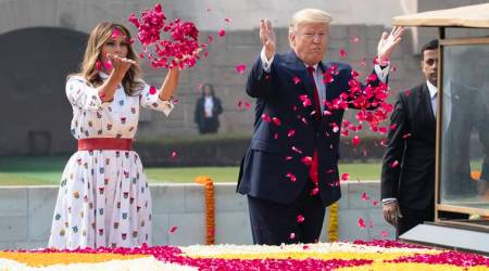 Donald Trump, Donald Trump Rajghat, Donald Trump india visit, donald trump in india, India us ties, trump india, us president india visit