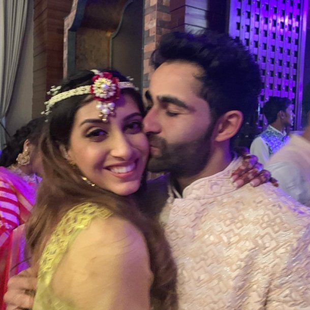 armaan jain anissa malhotra sangeet ceremony photos