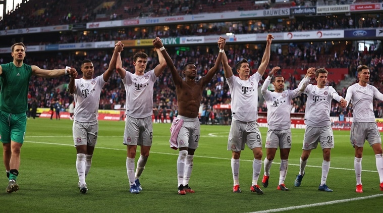 Bayern Munich score three in first 12 minutes against Cologne to return