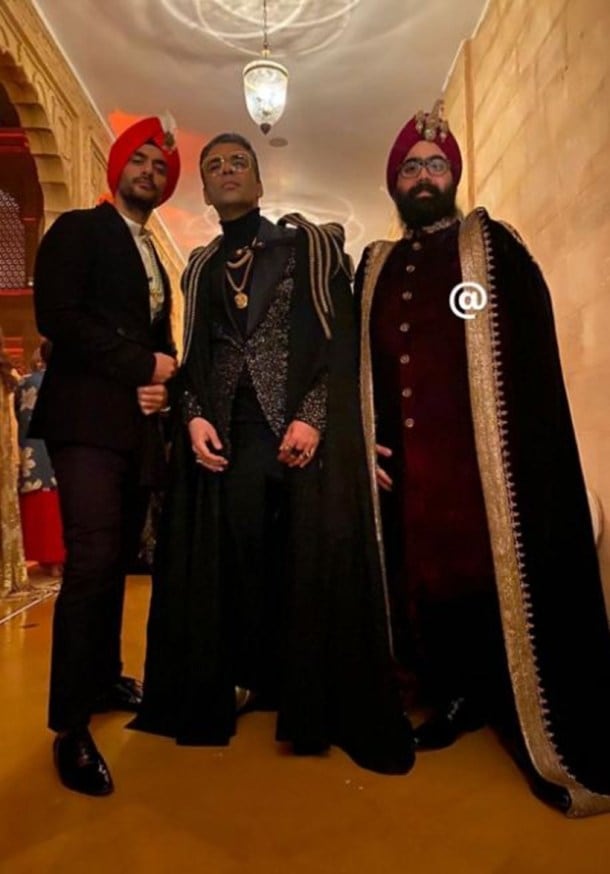 karan johar with angad bedi
