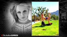 britney spears, indianexpress.com, indianexpress, britney spears fitness, britney spears news, britney spears pics, britney spears fitness coach, britney spears yoga, britney spears weight training, fitness goals, britney spears fitness news, britney spears favourite yoga pose,