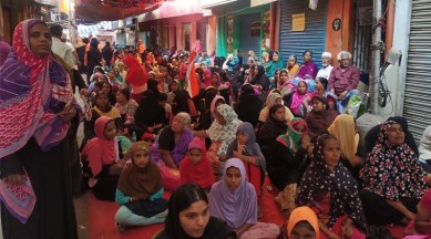 CAA protest, Shaheen Bagh protest, NRC, NPR, Washermanpet, Chennai Protest, anti-CAA protest, DMK, MK Stalin, Edappadi K Palanisamy, AIADMK, Muslim communities, Minority communities, Indian Express News, Chennai News