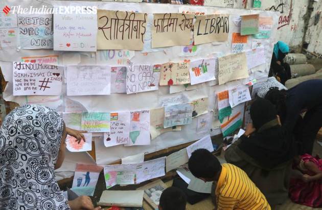 Mumbai shaheen Bagh, Mumbai protests, Shaheen Bagh, CAA protests, NRC, caa latest news, citizenship act. nrc protests, Indian Express