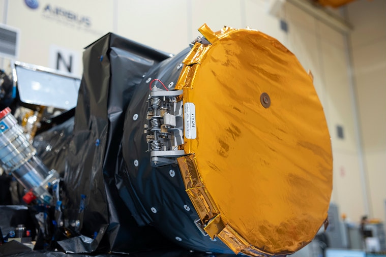 cheops, cheops cover opened, cheops to send back images, esa, european space agency, cheops image satellite