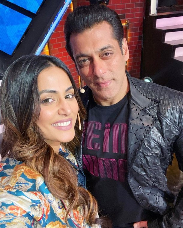 hina khan with salman khan