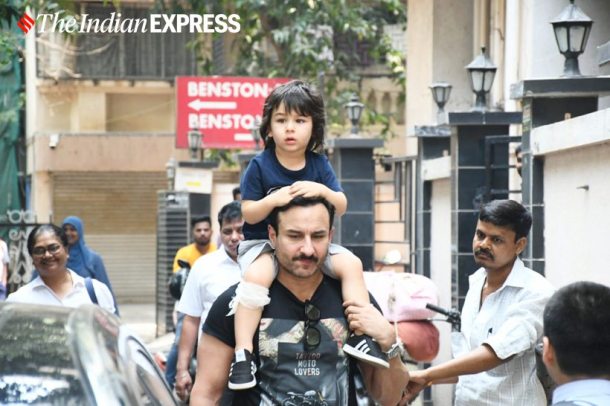 taimur with saif ali khan