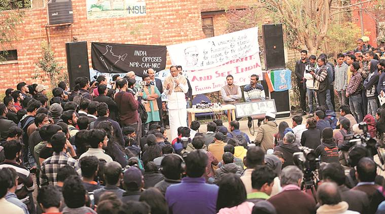 chidambaram, chidambaram on nrc, chidambaram on npr, chidambaram on caa, Citizen Amendment Act, congress on caa, chidambaram JNU speech, Indian express
