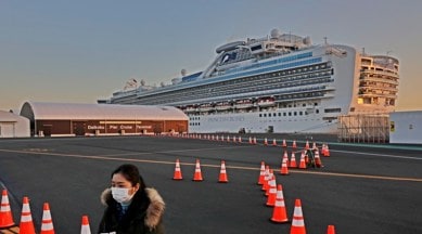 Fear, boredom, adventure fill each day on quarantined ship with coronavirus  cases | World News,The Indian Express