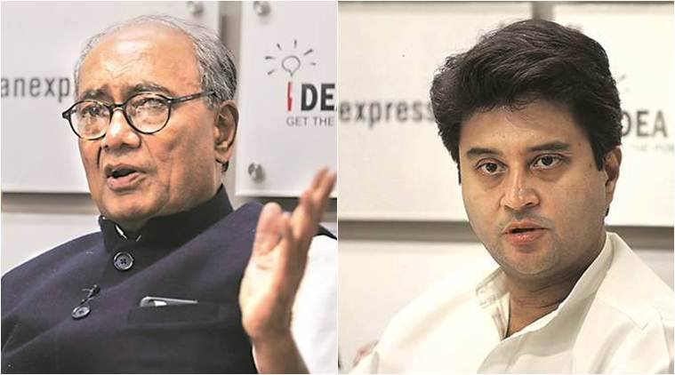 Digvijaya, son launch attack on Scindia over ‘1857 ambition’, Reliance tag
