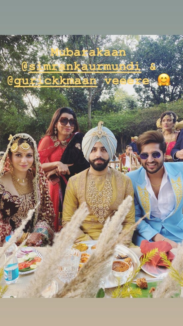 Simran Kaur Mundi weds Gurickk G Maan photos
