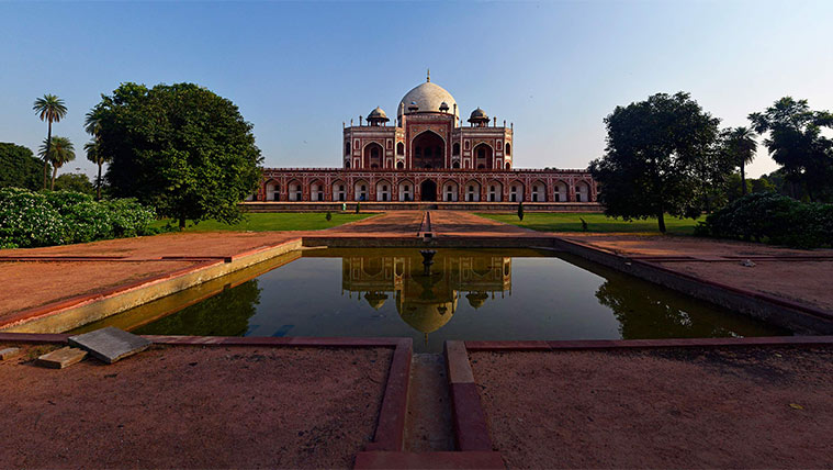 Humayun’s Tomb, Humayun’s Tomb Delhi, Humayun’s Tomb UNESCO, Humayun’s Tomb Baga Begum, monument of love, valentines day, indian express news