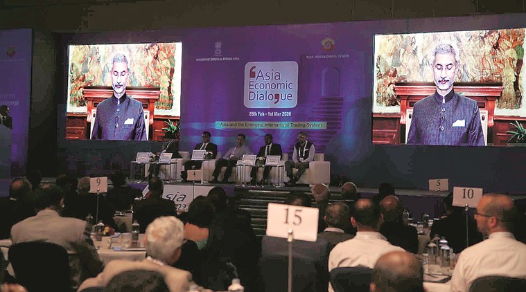 S Jaishankar on indian economy, Economic Dialogue Pune, Pune news, Indian Express news