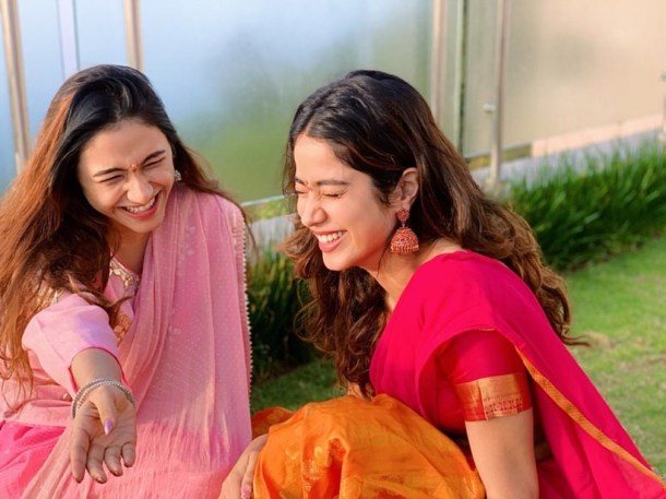 janhvi kapoor in tirupathi