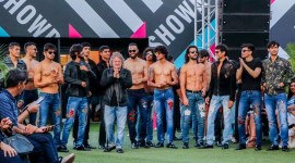 Jeans by Rohit Bal at LFW SR20 (1) Amit Aggarwal, Rohit Bal, Lakme Fashion Week Summer Resort 2020, LFWSR20 closing weekend, Indian express fashion,lifestyle, Indian express news