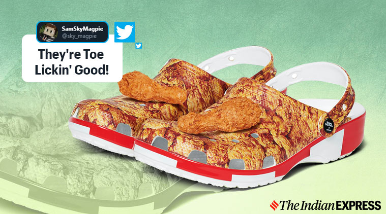 kfc fried chicken crocs