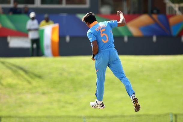 Yashasvi Jaiswal, Yashasvi jaiswal 105, Yashasvi jaiswal 105 vs Pakistan, India U19 vs Pakistan U19, India U19 vs Pakistan U19 semi final, U19 World Cup 2020, Kartik Tyagi
