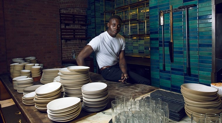 A chef who brings fashion to the kitchen