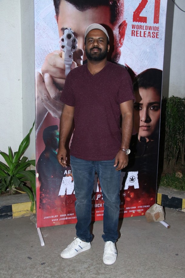 Jakes Bejoy at Mafia press meet