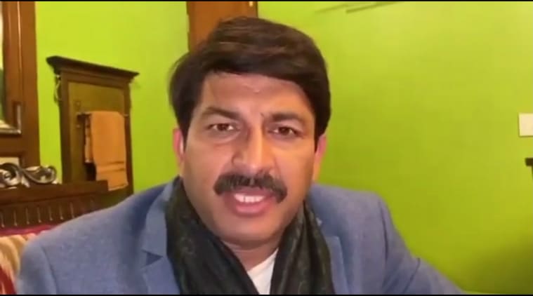 manoj tiwari, Delhi CM, Arvind Kejriwal, riot-hit area, Delhi news, Indian express news