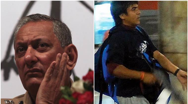 Composite image of Former Mumbai Police Commissioner Rakesh Maria (left) and Mohammed Ajmal Kasab (right).