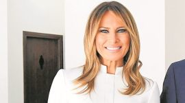 US First Lady, Melania Trump, Donald trump, India visit, Banarasi zardozi, indian express news, indian express talk