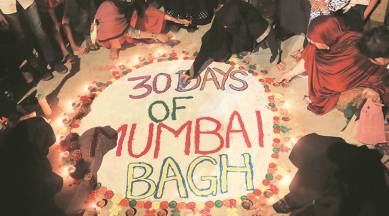 Anti-CAA protest, Mumbai Bagh protest, Mumbai police, Mumbai news, maharashtra news, indian express news
