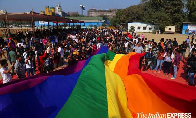Thousands throng Mumbai's Azad Maidan in solidarity with queer azaadi march