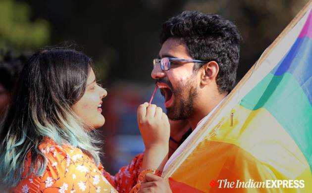 Mumbai pride march, LGBT, Gay rights, lesbian, gay rights march, Azad Maidan, queer azaadi march, Indian Express