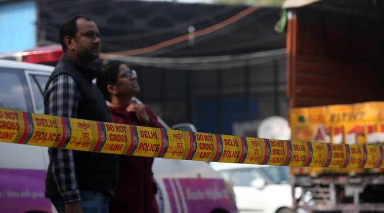 Munirka building tilts, delhi munirka building tilts, Munirka building families evacuated, delhi news, indian express