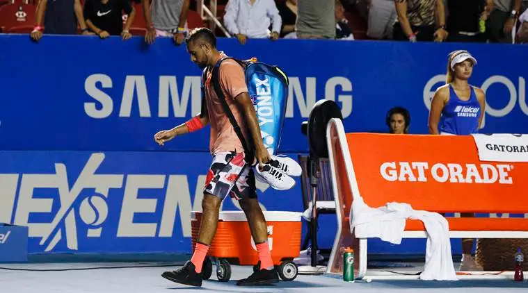  Nick Kyrgios accuses Acapulco crowd of ‘disrespect’ after retiring hurt