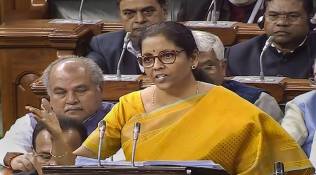 Budget 2020, Nirmala Sitharaman Budget 2020, Budget 2020 Sensex, Corporate tax concessions extended, electricity generation firms, Sensex Nifty Budget, Indian Economy Budget 2020, Economic slowdown budget, India gdp grwoth budget, Budget news, Indian Express