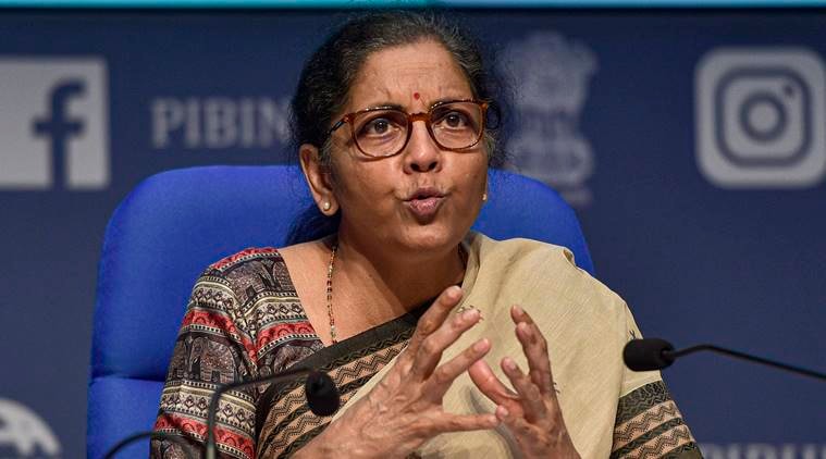 finance minister nirmala sitharaman hikes fdi in defence manufacturing, finance minister nirmala sitharaman hikes defence manufacturing fdi to 74 per cent, finance minister nirmala sitharaman hikes fdi in defence sector, finance minister nirmala sitharaman latest news updates, finance minister nirmala sitharaman on defence sector, finance minister nirmala sitharaman saturday press conference, business news india, indian express business news