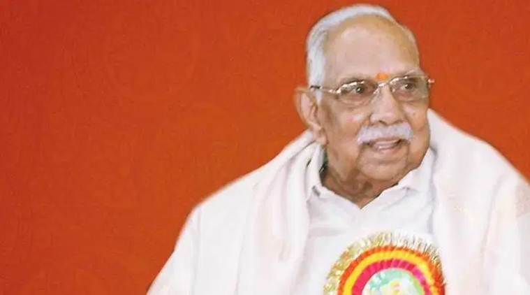P Parameswaran passes away, P Parameswaran, rss leader P Parameswaran, P Parameswaran no more