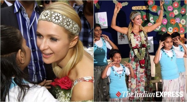 Paris Hilton mumbai orphanage