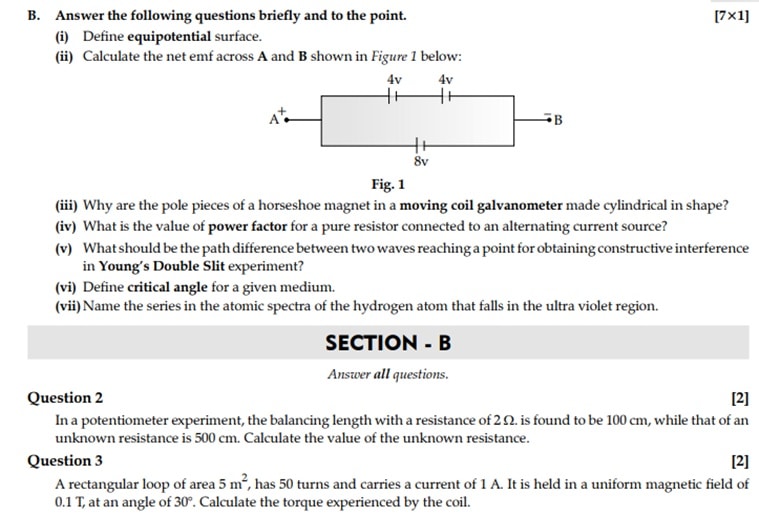 board exams, physics sample paper, physics question paper, cisce question paper, cisce, cisce isc sample paper, class 12 sample paper, education news
