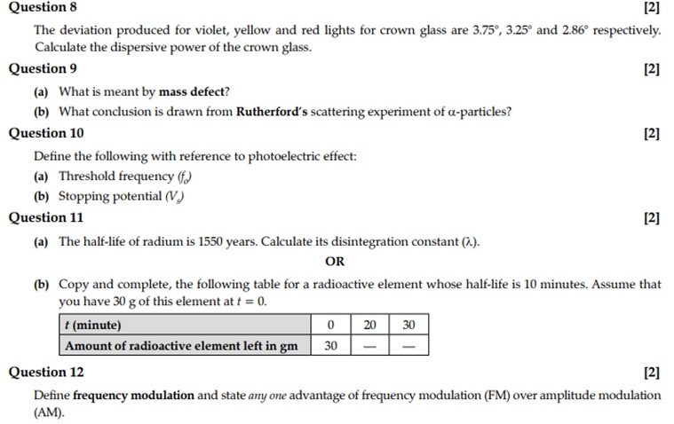 board exams, physics sample paper, physics question paper, cisce question paper, cisce, cisce isc sample paper, class 12 sample paper, education news
