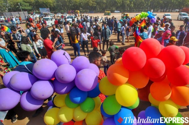 Gandhinagar queer pride parade photos, pride parade gujarat, gujarat pride parage gandhinagar pictures, indian express news