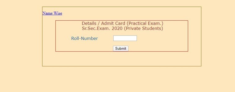 RBSE Class 12th admit card 2020